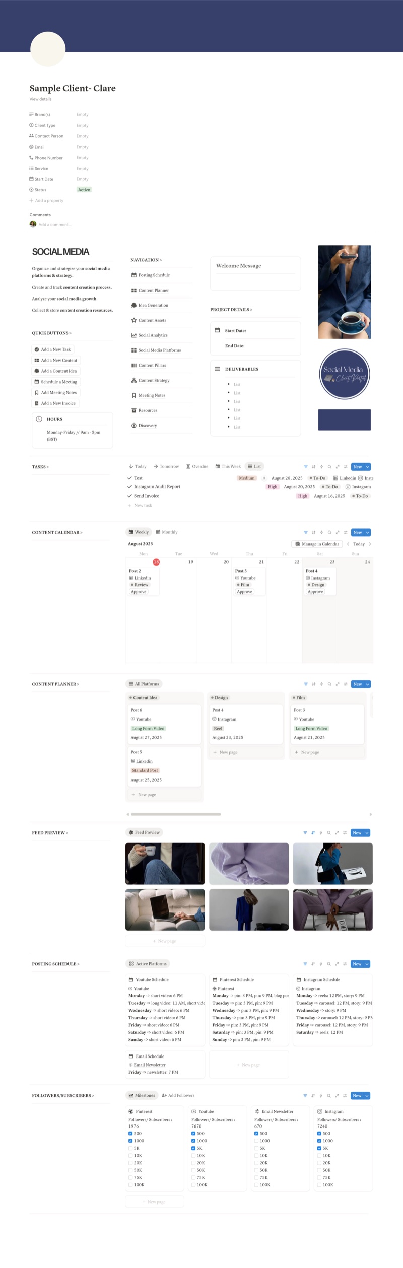 Sample Client template